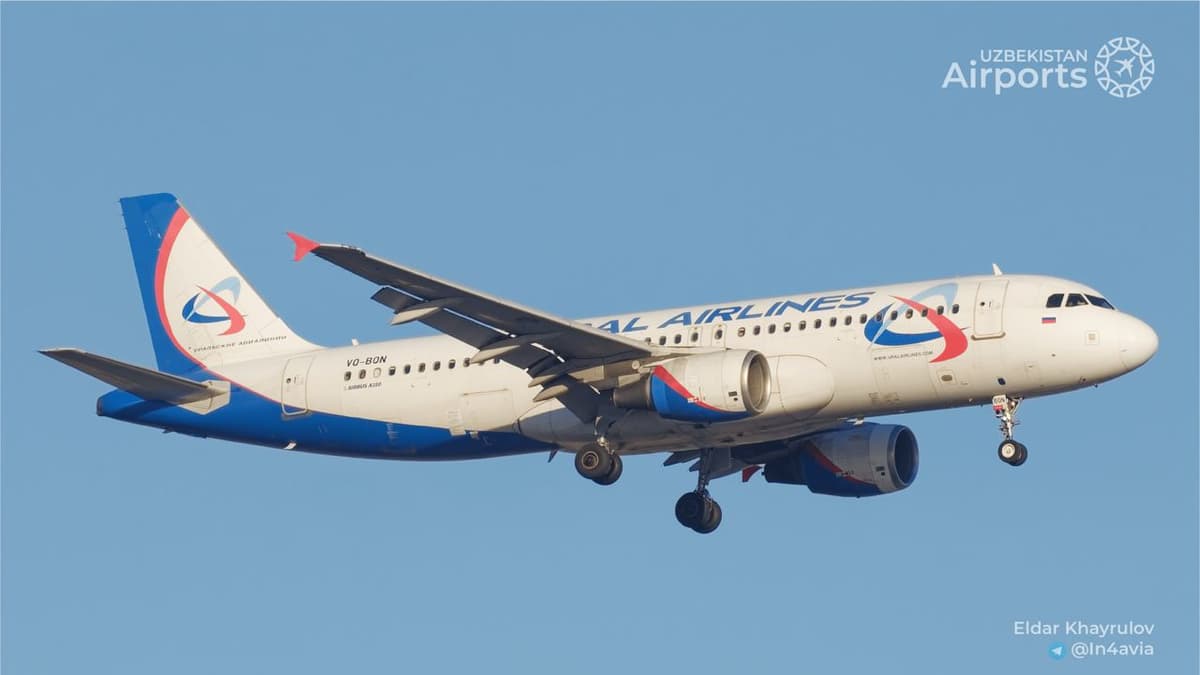 Ural Airlines'ning Qarshi - Moskva reysi texnik sabablarga ko‘ra bekor qilindi