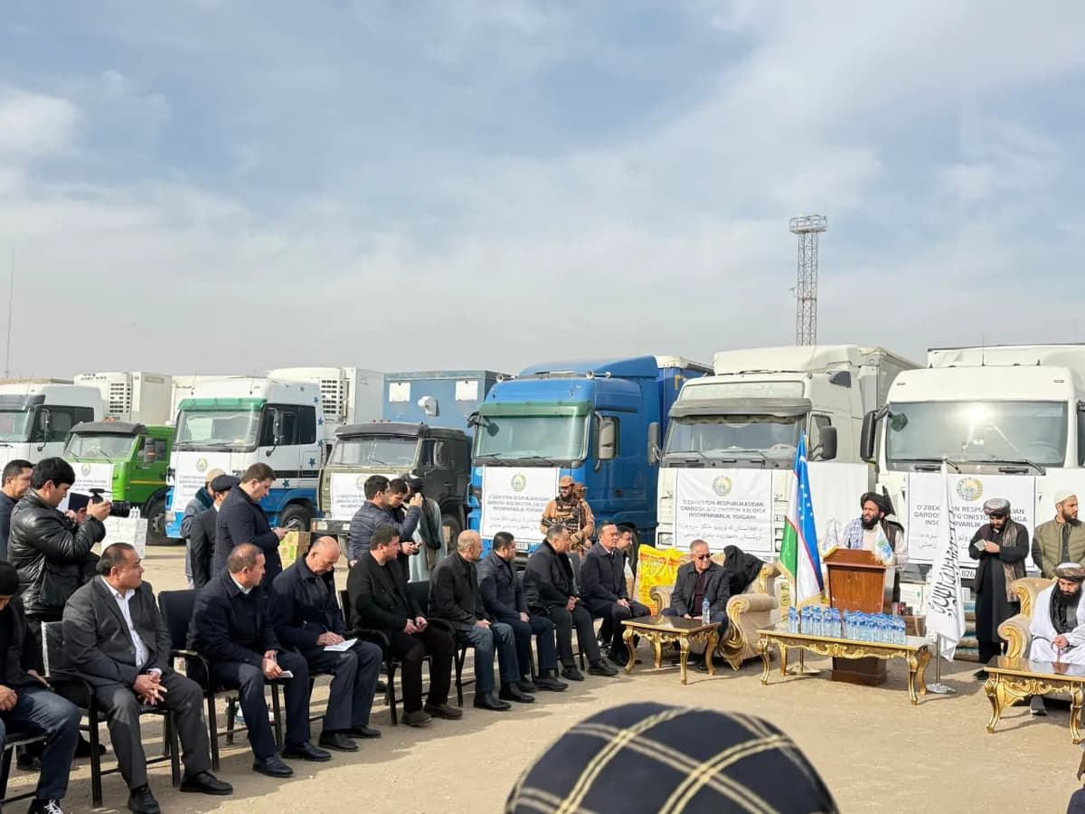 O‘zbekiston Afg‘onistonga 390 tonna gumanitar yordam yetkazdi