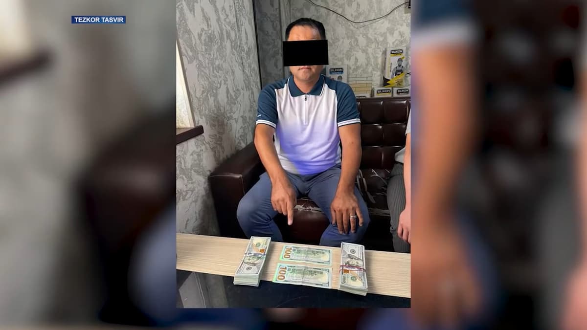 Zangiotada 20 ming dollar olgan mulozim ushlandi