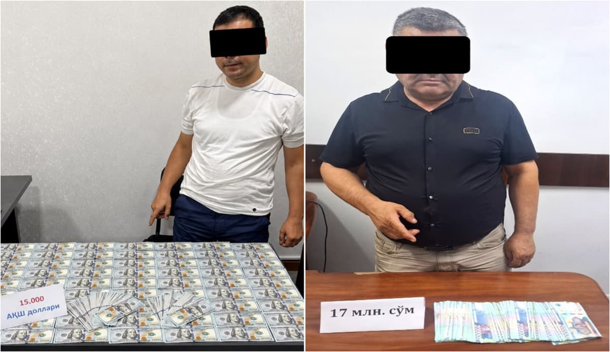 Ikki viloyatda pora talab qilgan mansabdorlar qo‘lga olindi