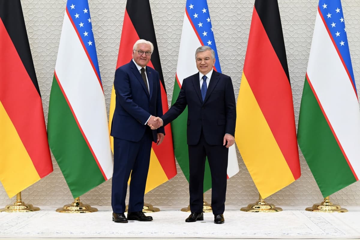 O‘zbekiston va Germaniya prezidentlari bir qator iqtisodiy loyihalarni ishga tushirdi