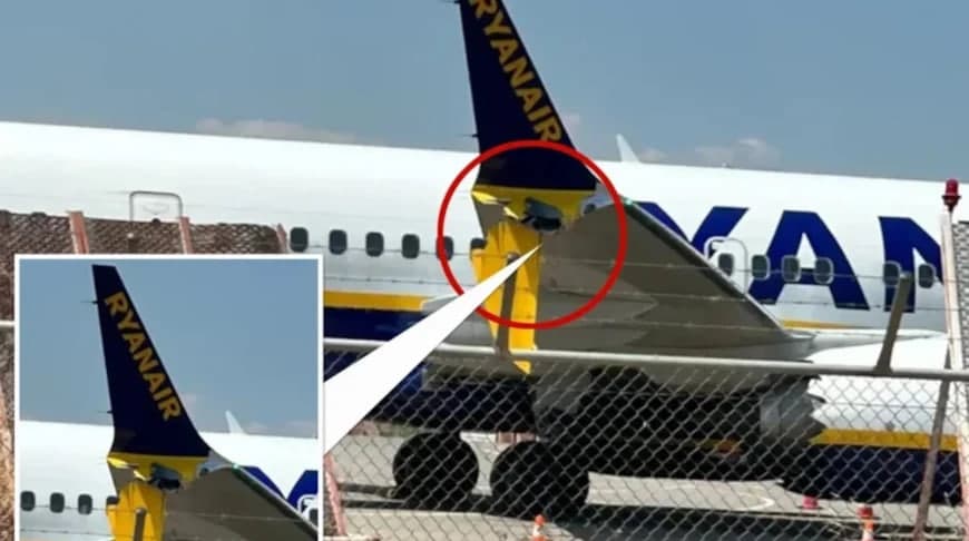 Ryanair reysida illyuminator sindi, yo‘lovchi jarohatlandi