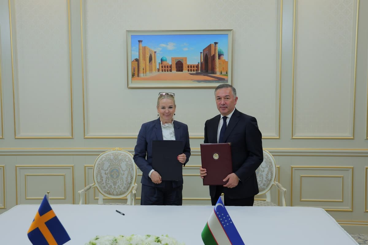 O‘zbekiston va Shvetsiya o‘rtasida ilk bor migratsiya sohasida bitim va qo‘shma deklaratsiya imzolandi