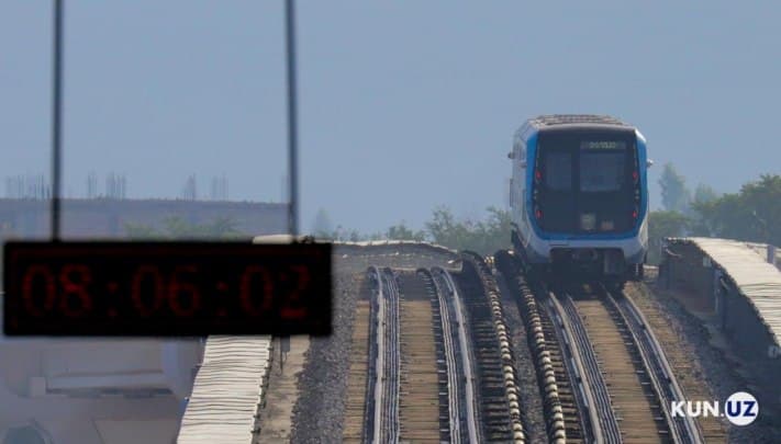 Extreme temperatures force speed restrictions on Tashkent's elevated metro routes