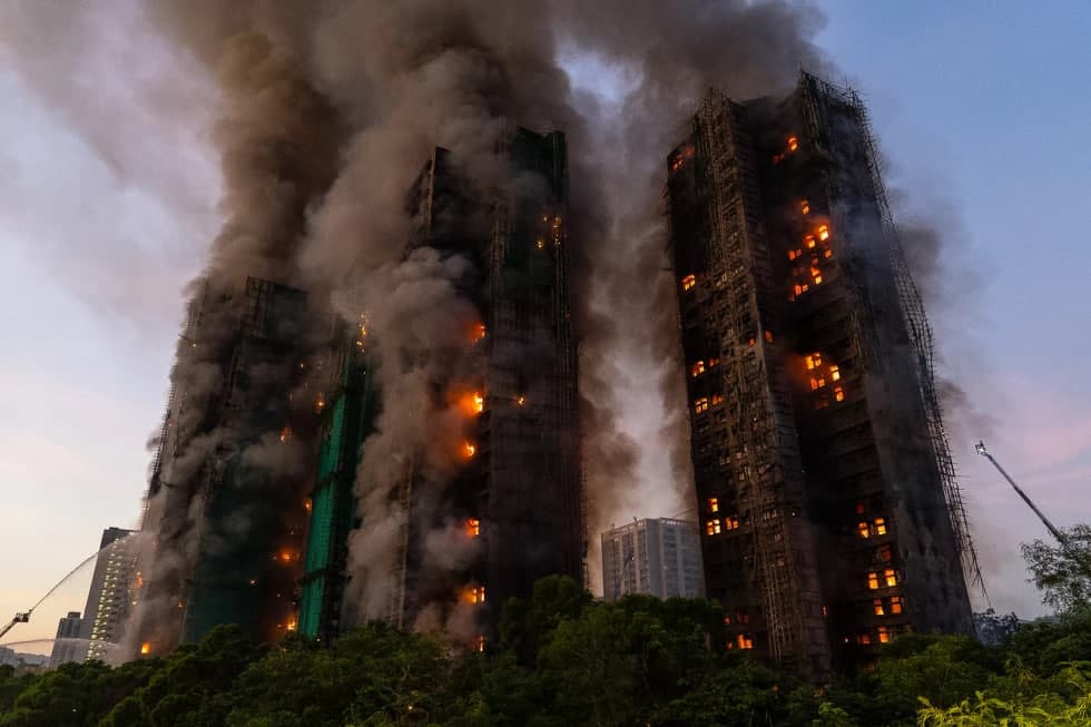 Hongkongda 168 kishi halok bo‘lgan yong‘in ishi bo‘yicha ayblov e’lon qilindi