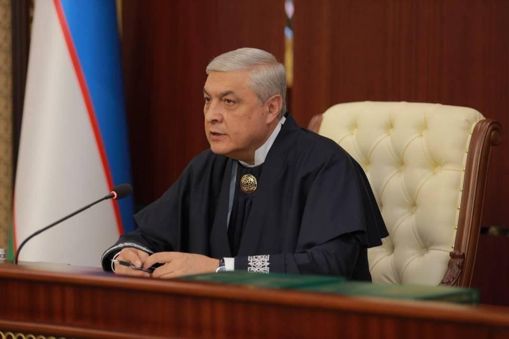 Baxtiyor Islomov Oliy sud raisi lavozimidan ozod etiladi