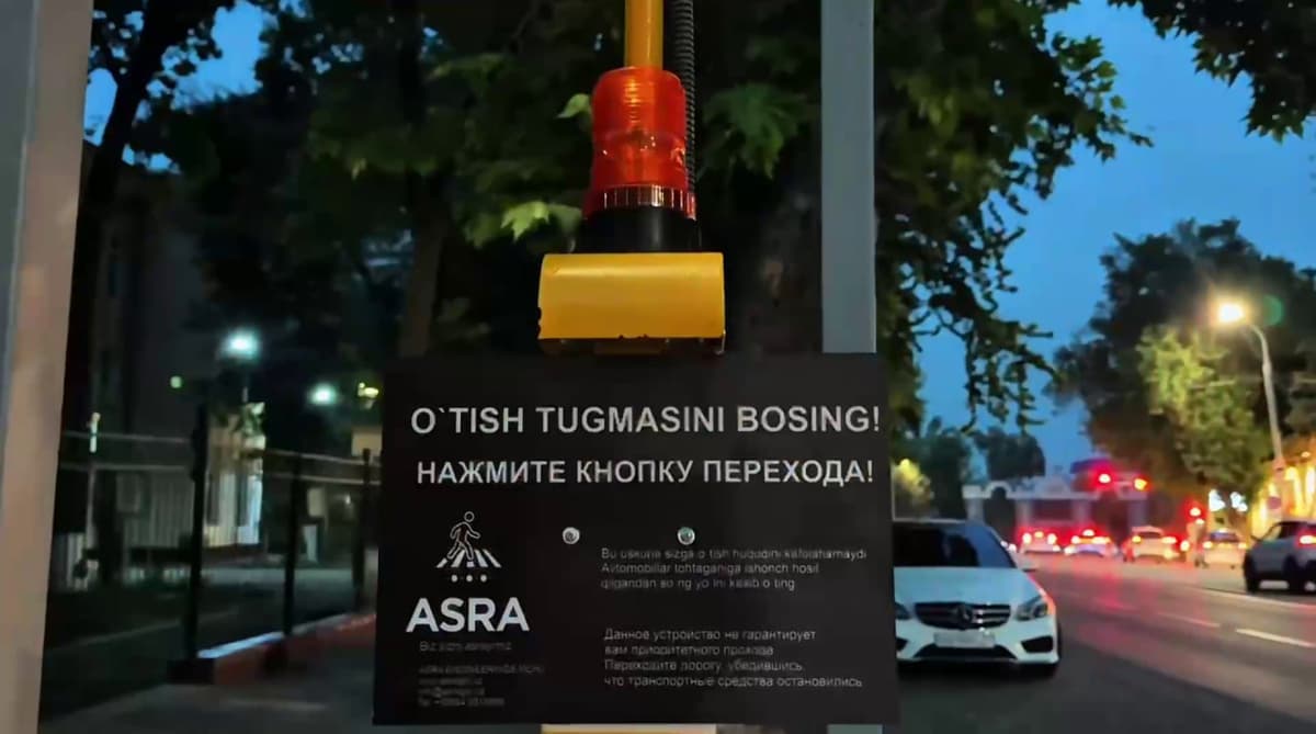 Toshkentda «aqlli zebra» tizimi sinov tariqasida ishga tushirildi