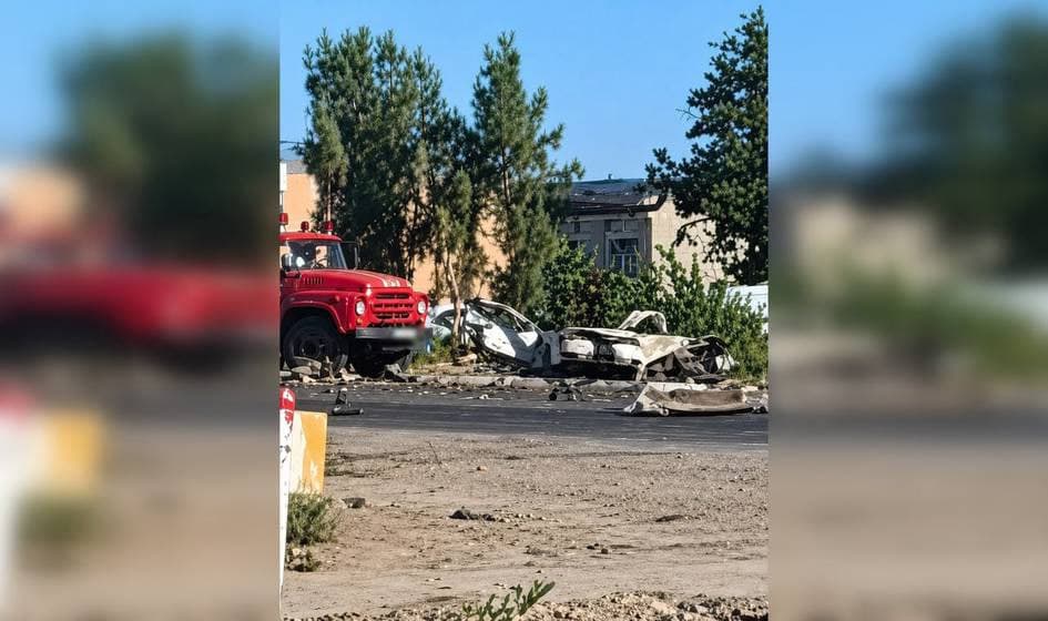 В Кашкадарье при взрыве газового баллона в движущейся машине погиб человек