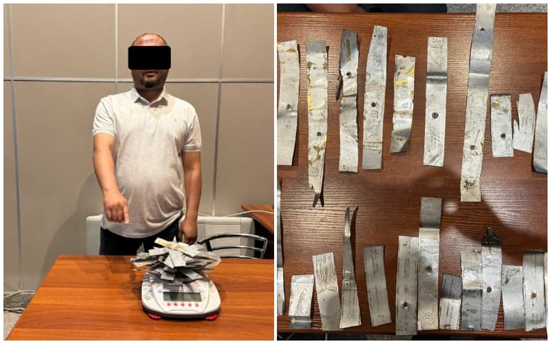 Dubayga olib ketilayotgan qariyb 2 kg oltin to‘xtatib qolindi