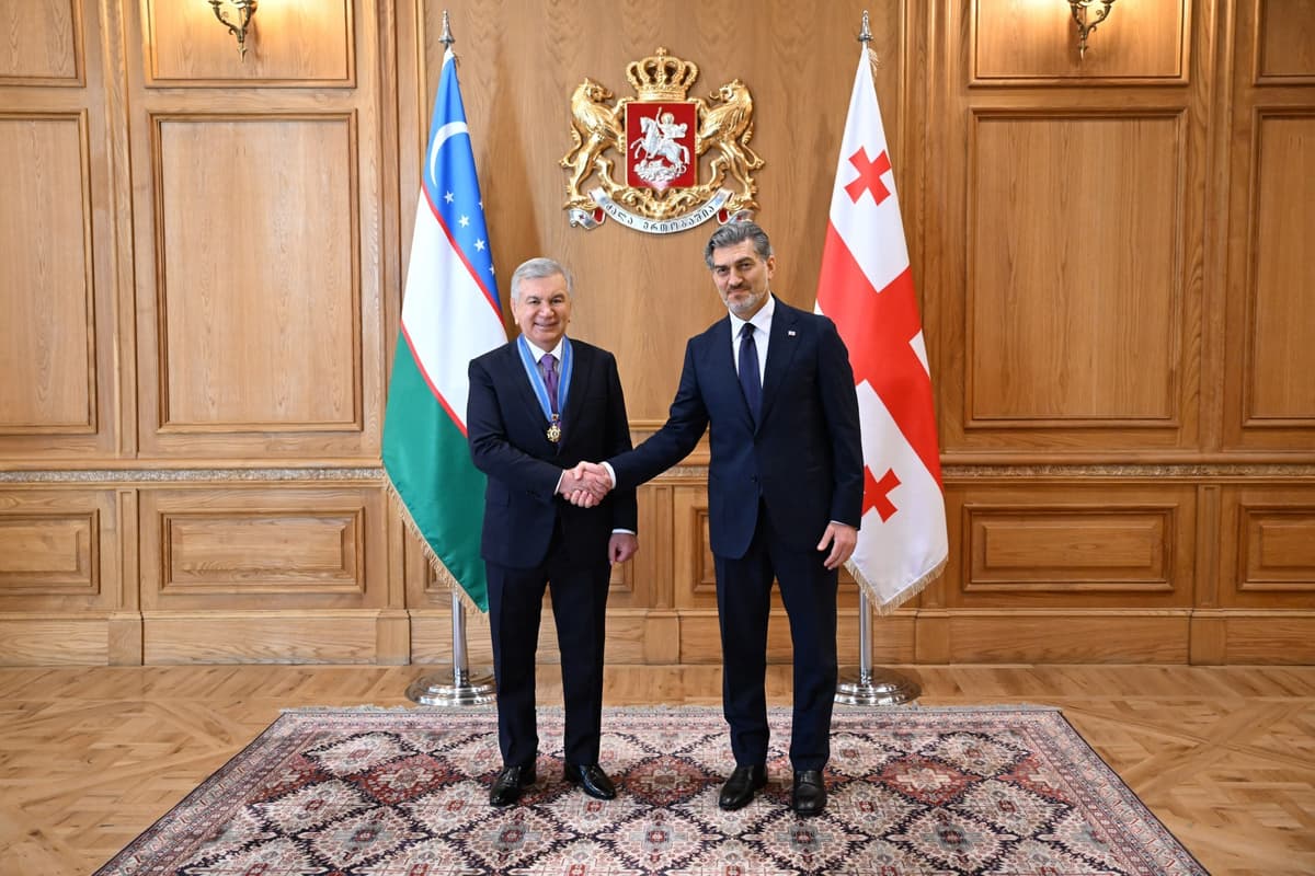 Shavkat Mirziyoyev Gurjistonning oliy davlat mukofoti bilan taqdirlandi