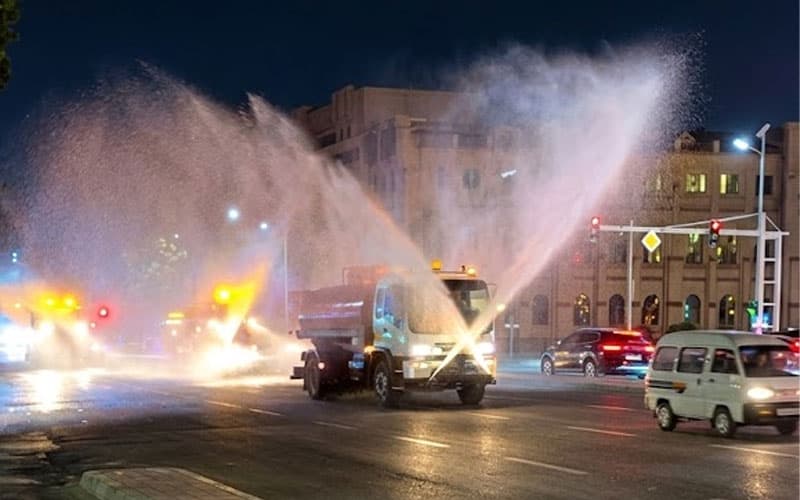 Toshkentda suv sepish va sug‘orish ishlari kuchaytirildi