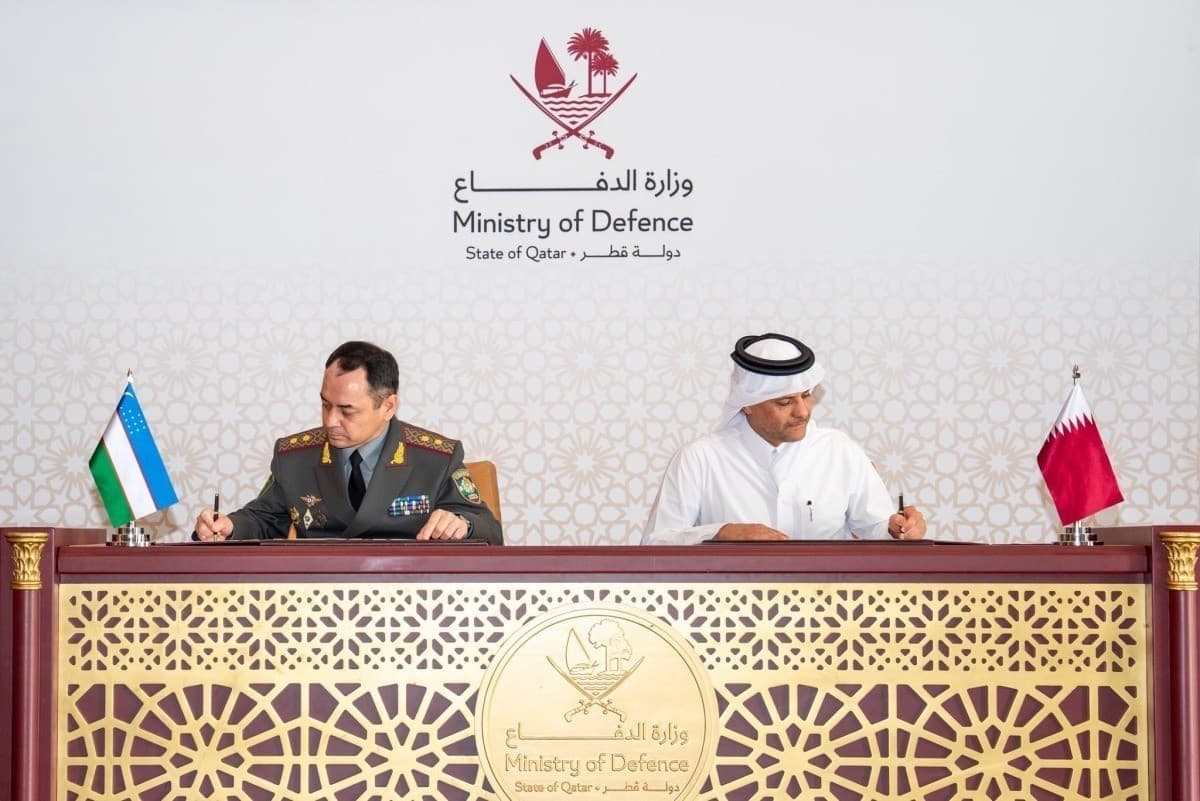 O‘zbekiston va Qatar harbiy hamkorlik bo‘yicha memorandum imzoladi