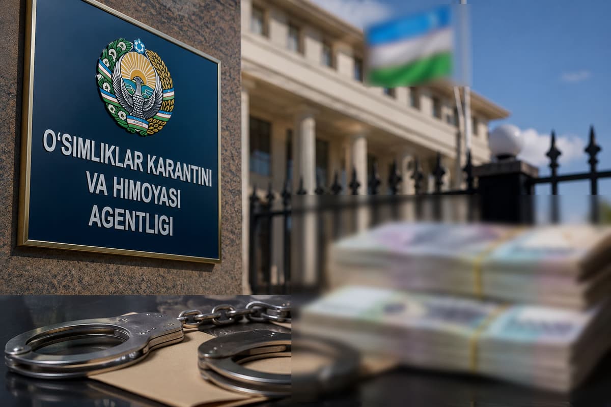 В Агентстве по карантину и защите растений раскрыта коррупционная схема на миллиарды сумов