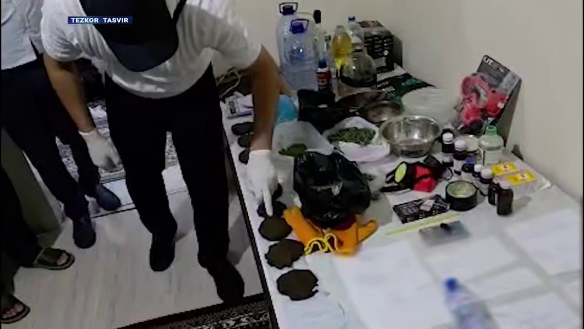 Namanganda narkolaboratoriya fosh etildi