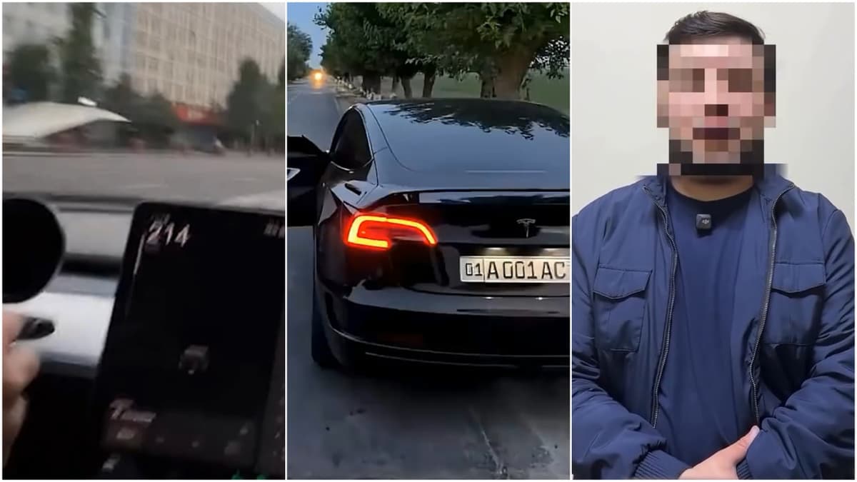 Toshkentda Tesla’ni yuqori tezlikda boshqargan haydovchiga chora ko‘rildi