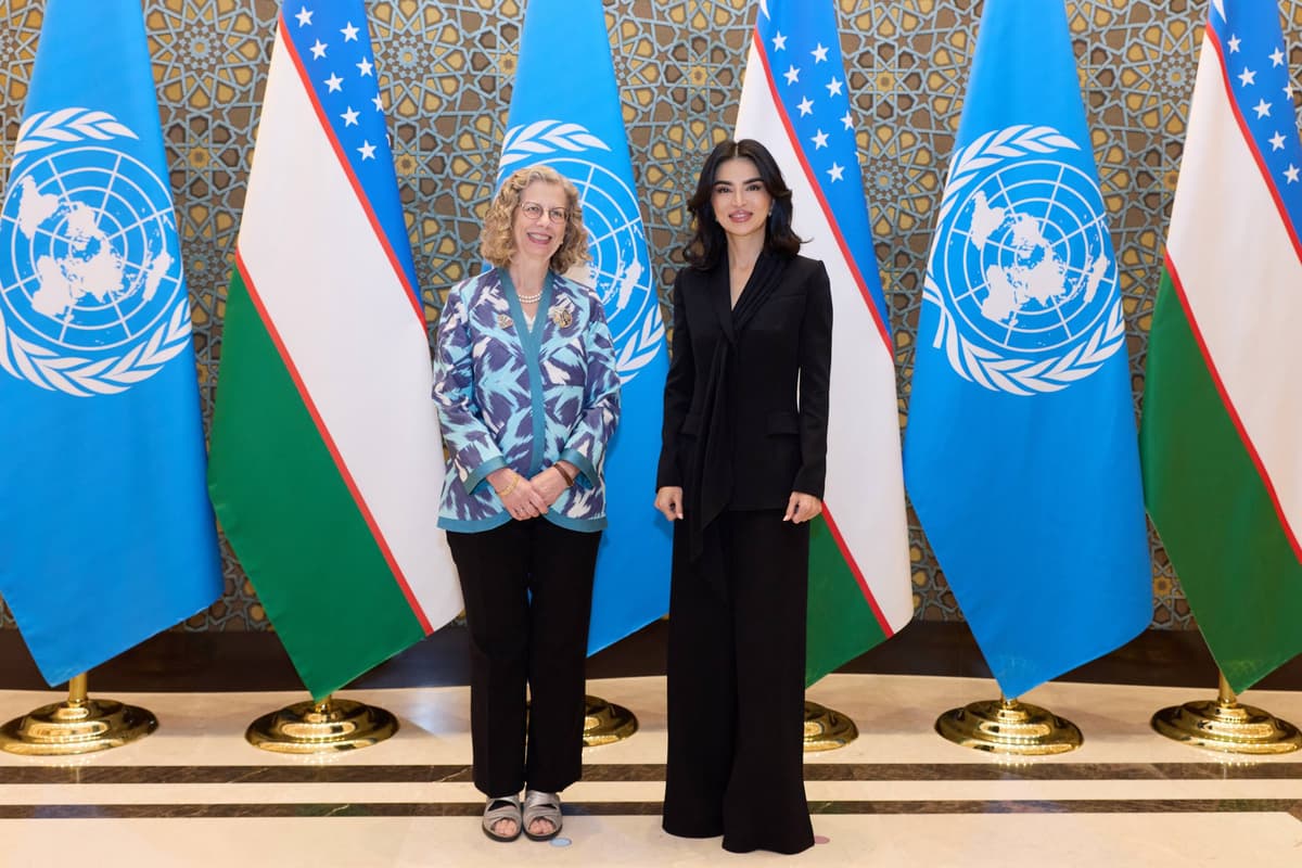 Saida Mirziyoyeva meets UN and GEF leaders to drive regional green initiatives