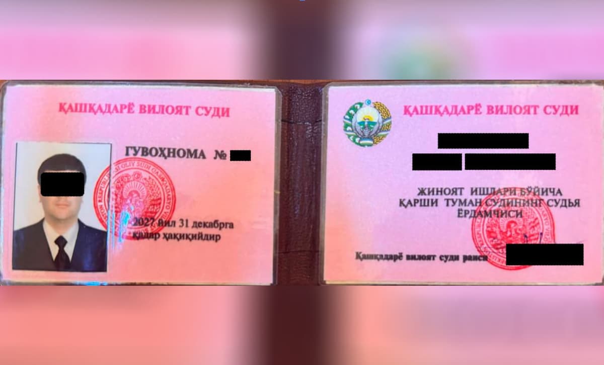 2500 доллар талаб қилган судя ёрдамчиси қўлга тушди