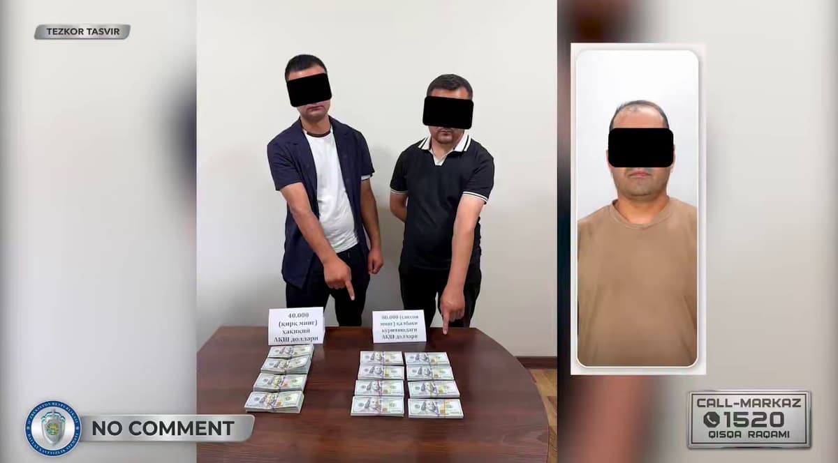 В Намангане задержаны лица, пытавшиеся продать поддельные доллары
