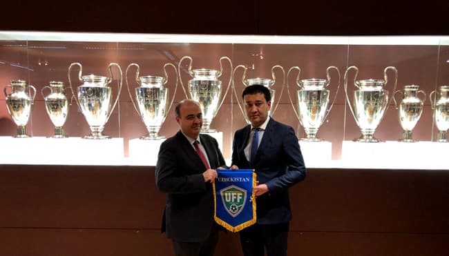 Umid Ahmadjonov «Real» akademiyasi direktori bilan uchrashdi