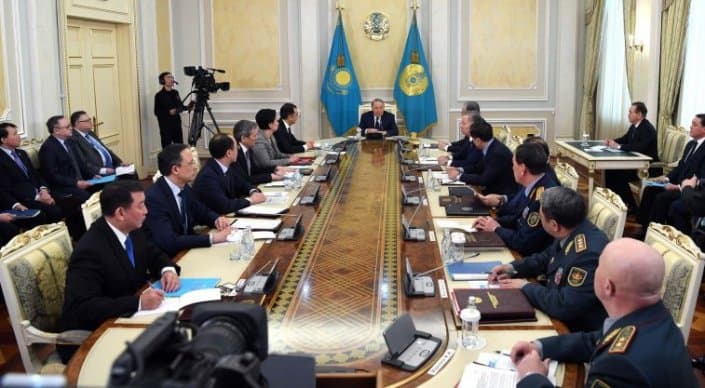 Nursulton Nazarboyev Xavfsizlik kengashi yig‘ilishini o‘tkazdi