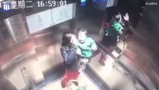 Xitoyda enaga unga ishonib topshirilgan bolani ayovsiz do‘pposladi (video)