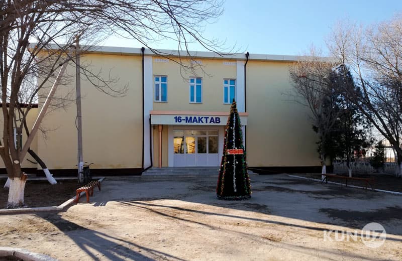 Yangiariqdagi 16-maktab obod qilinmoqda – Kun.uz tanqididan so‘ng vaziyat o‘nglandi