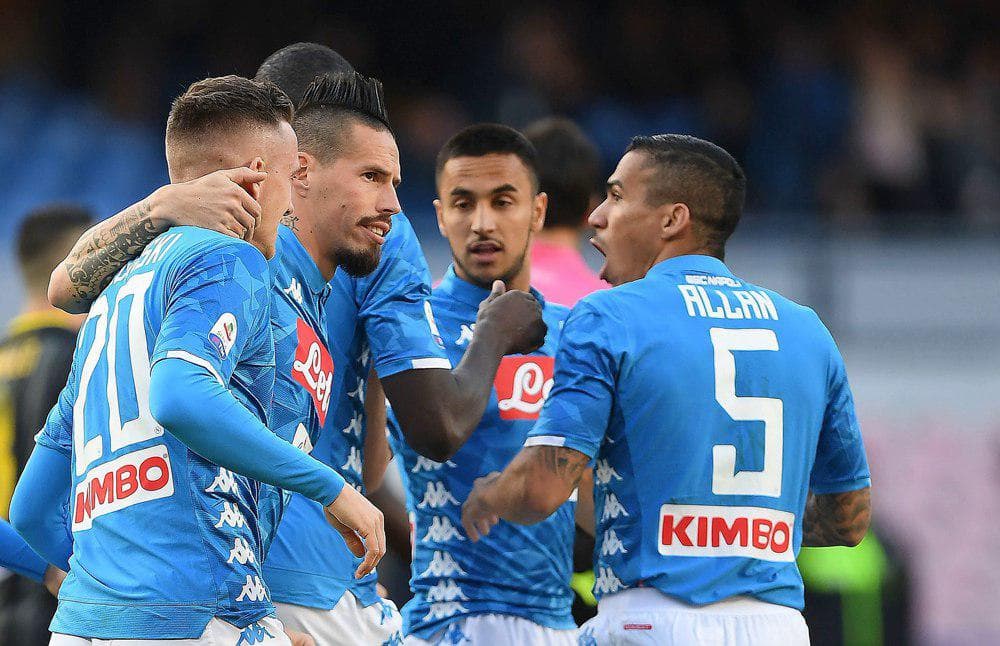 A Seriya. «Napoli» raqib darvozasiga javobsiz 4ta gol yo‘lladi