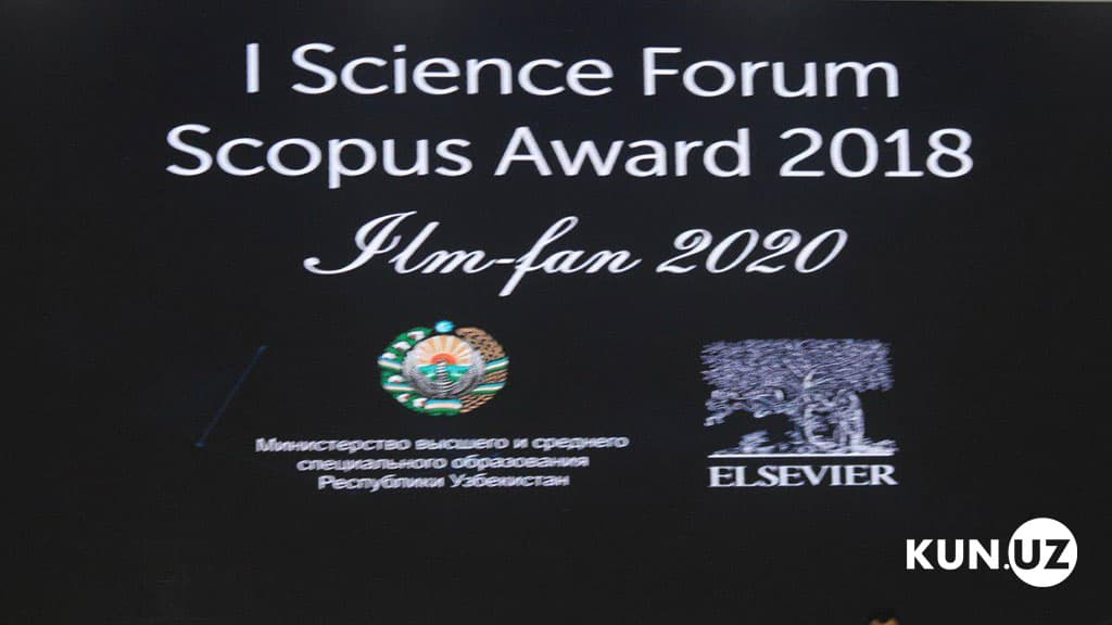 Scopus Awards 2018: Yilning eng yaxshi olimlari taqdirlandi (fotojamlanma)