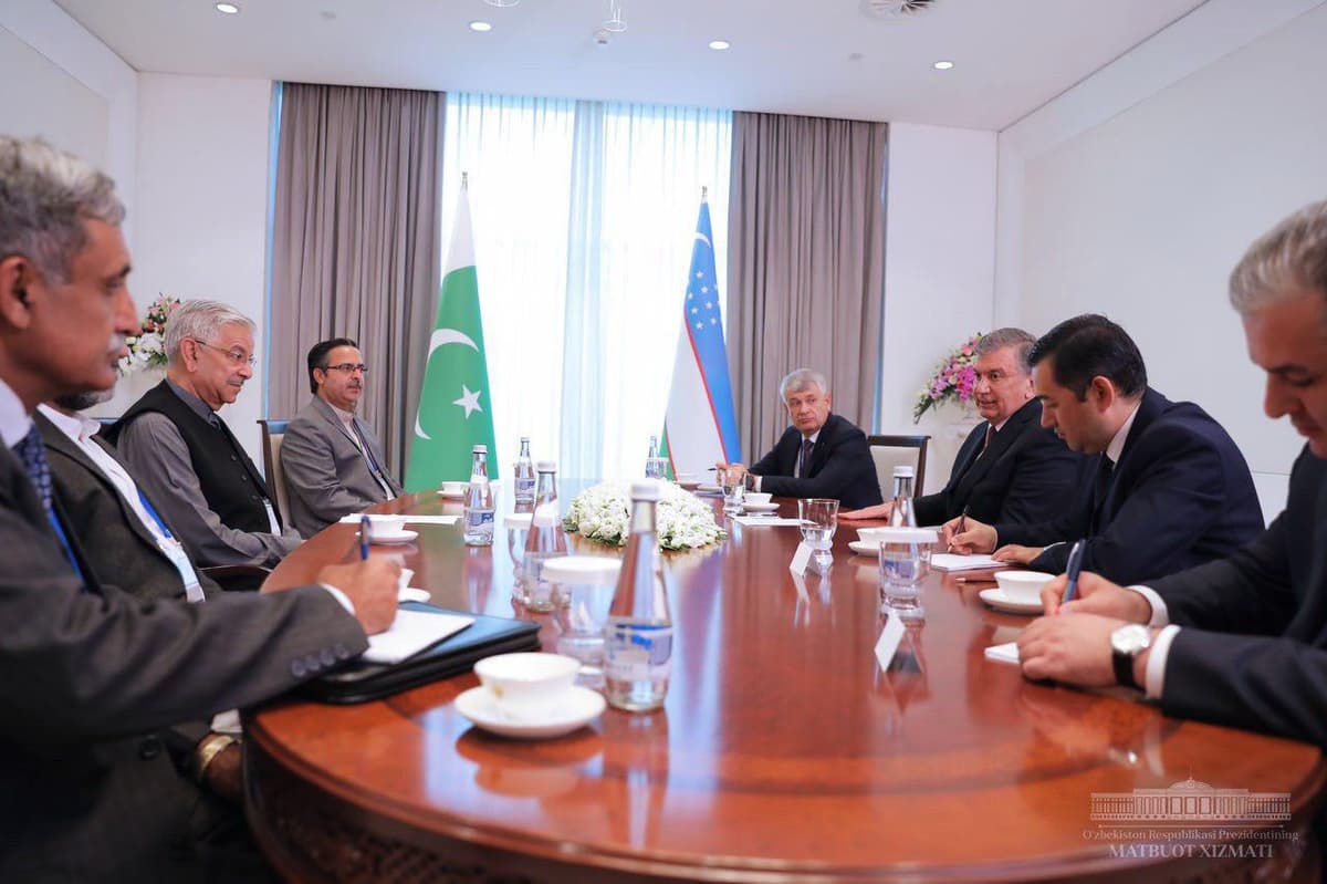Shavkat Mirziyoyev Muhammad Asifni qabul qildi
