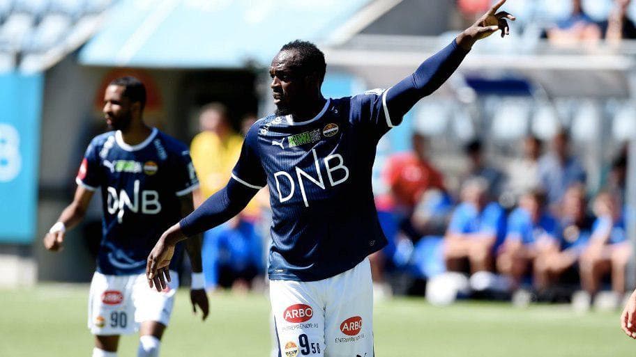 Useyn Bolt professional futbolda debyut qildi