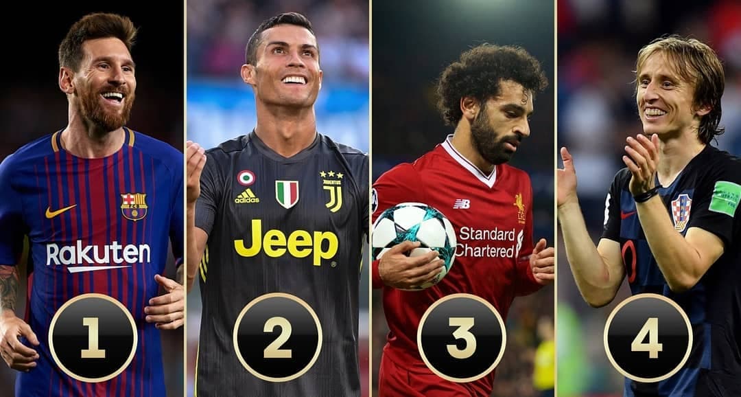 Messi, Ronaldu, Saloh va Modrich – «Oltin to‘p»ga nomzodlar ro‘yxatida