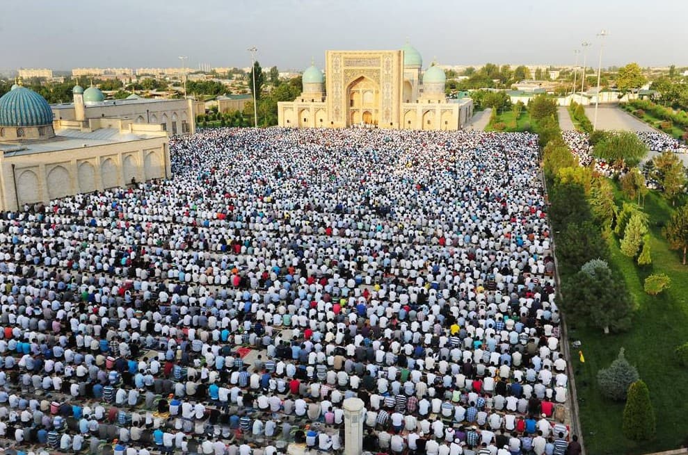 O‘zbekiston jome' masjidlarida Qurbon hayiti namozi o‘qildi