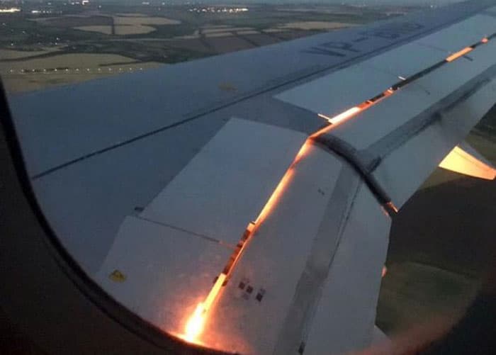 Saudiya Arabistoni terma jamoasiga tegishli samolyot dvigateli qush sababli ishdan chiqqan