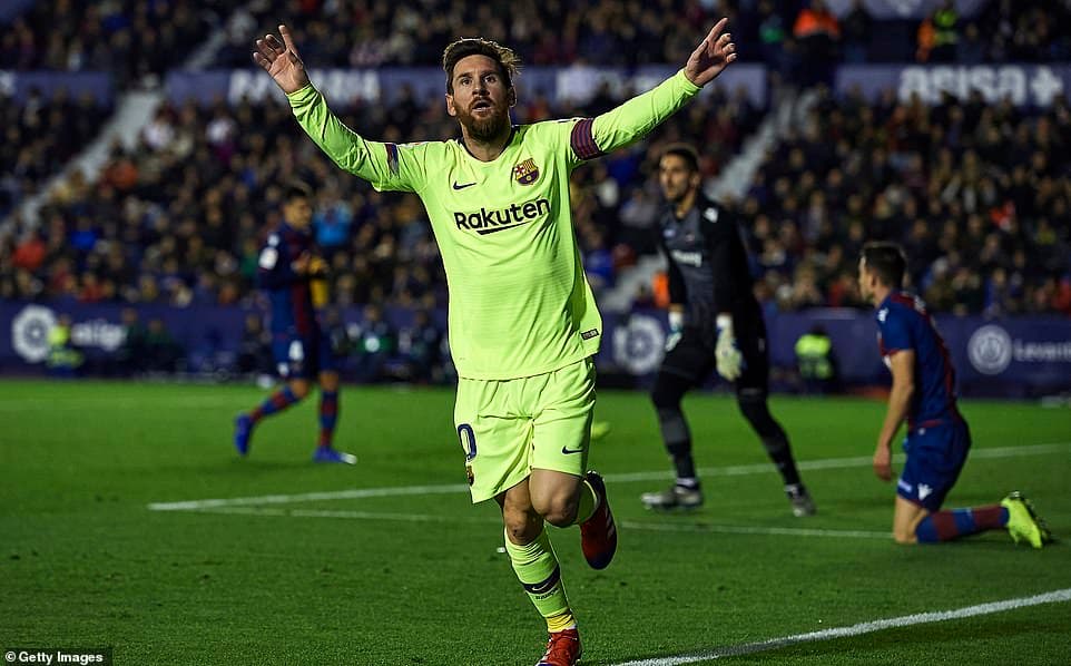 «Barselona» «Levante»ga javobsiz 5ta gol urdi. Messi barcha golda ishtirok etdi