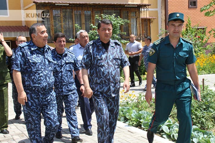 Zokirjon Almatov Andijonda tayanch punkti ochilishida ishtirok etdi