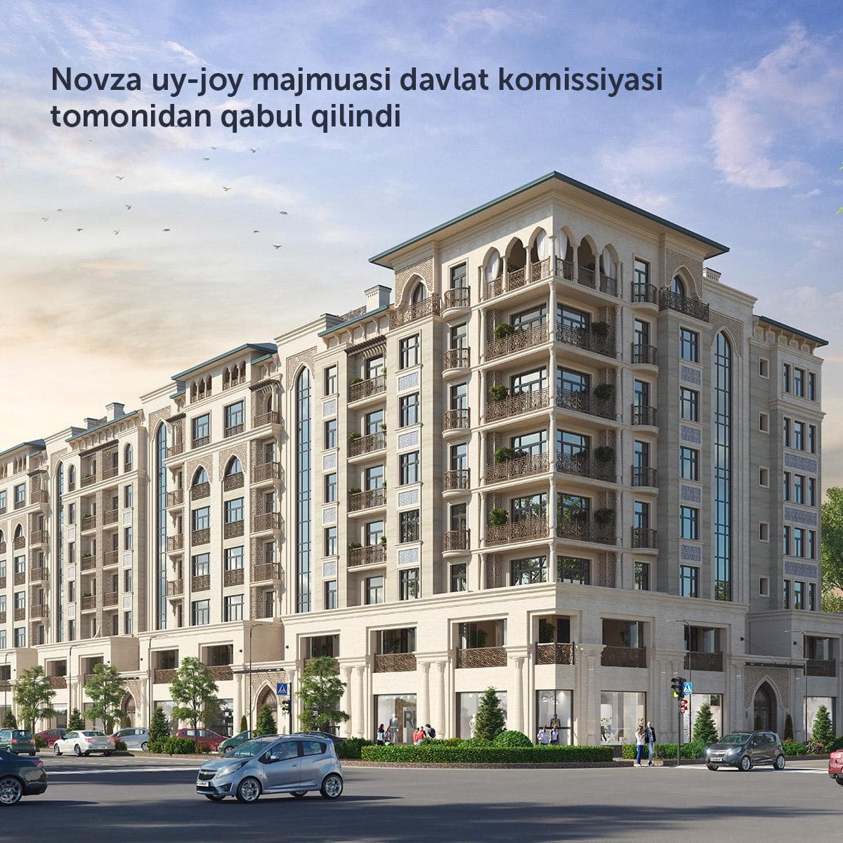 «Novza» turar joy majmuasi davlat komissiyasi tomonidan qabul qilindi