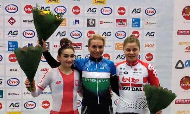 Olga Zabelinskaya velotrek bo‘yicha xalqaro musobaqada oltin medalni qo‘lga kiritdi