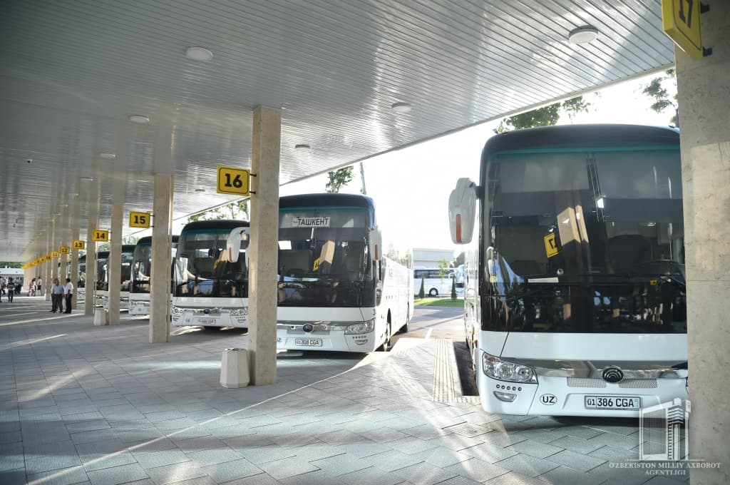«Toshkent» avtovokzaliga yana 68 ta Yutong avtobusi olib kelindi