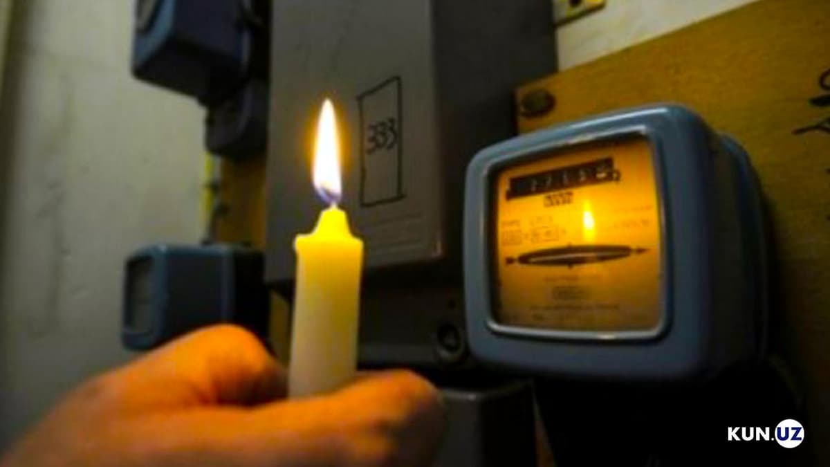 Energetika vazirligi elektr energiyasidagi vaqtincha uzilishlar haqida ogohlantirdi