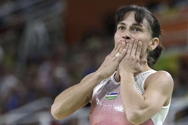Oksana Chusovitina Bokudagi jahon kubogida shohsupaga ko‘tarildi
