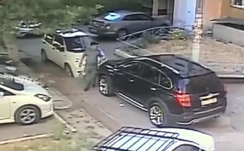 O‘zganing “Captiva”sini tirnagan ichki ishlar xodimiga nisbatan xizmat tekshiruvi olib borilmoqda
