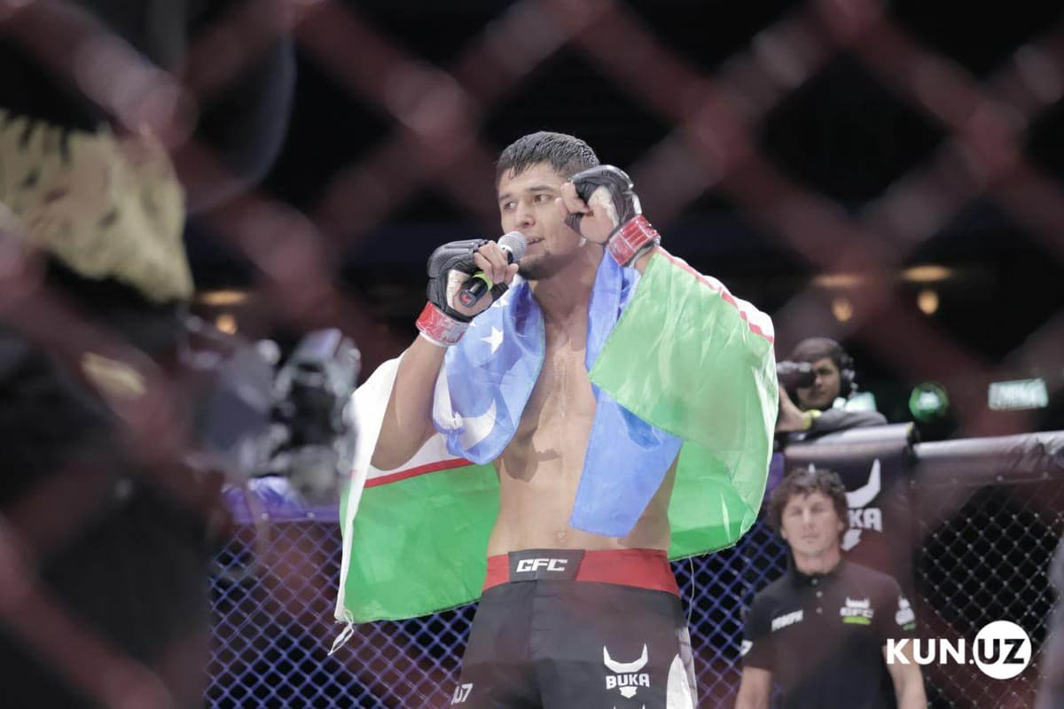 GFC-20 turniri. Nursulton Ro‘ziboyev ukrainalik raqibini muddatidan avval mag‘lub etdi