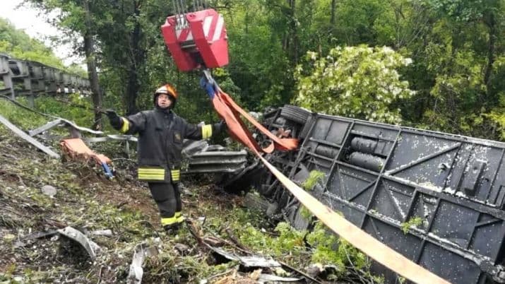 Italiyadagi avtofalokatda Qozog‘istonning 9 fuqarosi jabr ko‘rdi