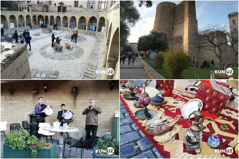 Kun.uz bilan fotosayohat: Bokudagi Icheri shahar sayyohlarning sevimli maskani