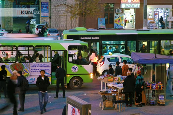 Avtobuslarning tungi vaqtda ham harakatlanishi nazoratga olinadi