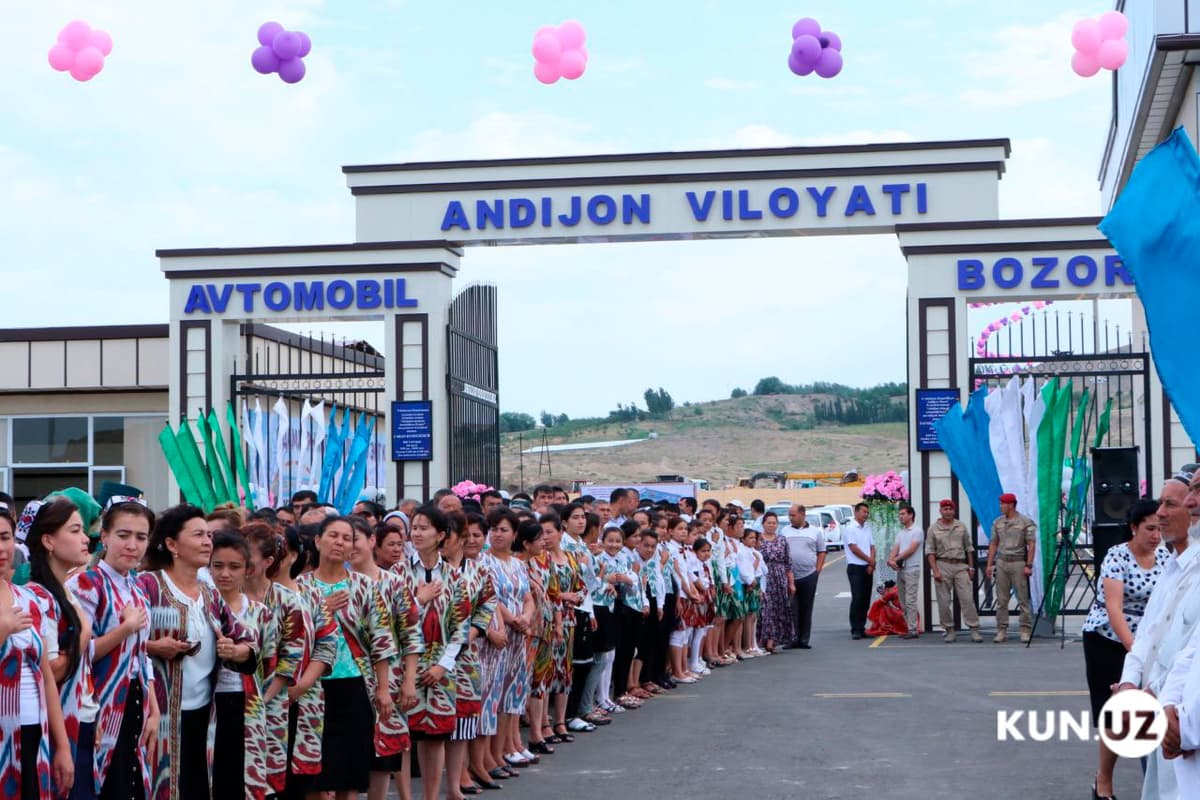 Andijonda respublikadagi eng katta avtomobil bozori ochildi