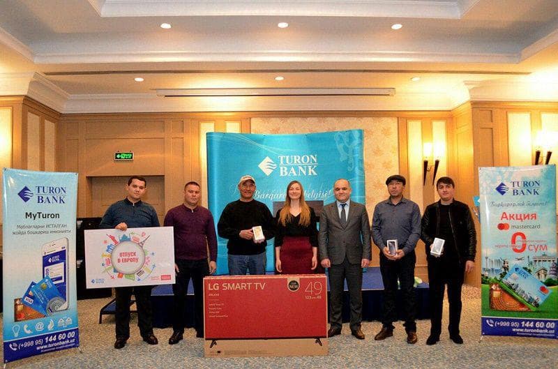 Turonbank aksiya g‘oliblarini taqdirladi