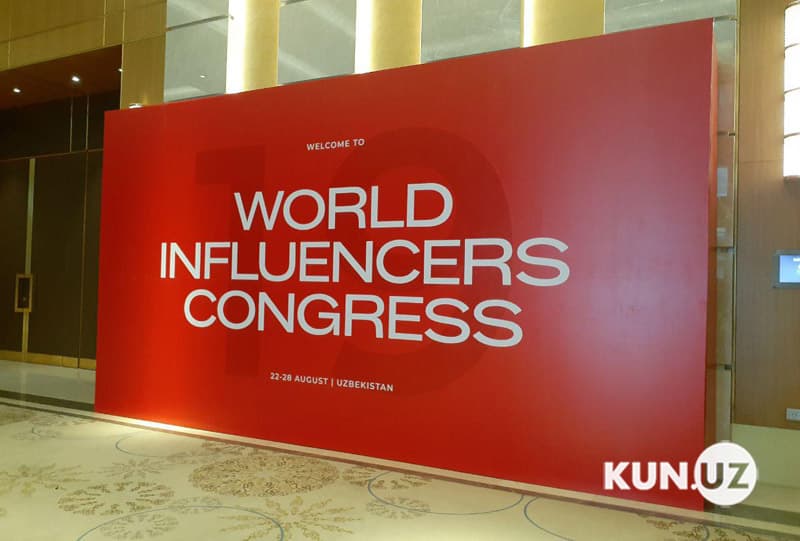 O‘zbekistonda ilk bor «World Influencers Congress» I Xalqaro influyenserlar kongressi start oldi