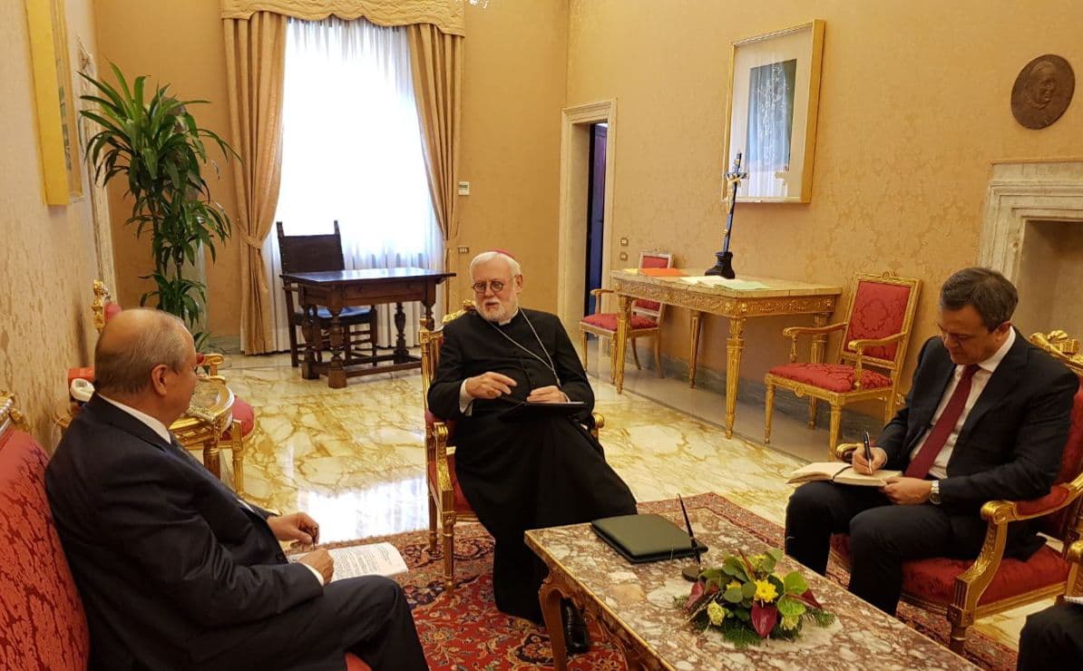 Abdulaziz Komilov Vatikan vakili bilan uchrashdi