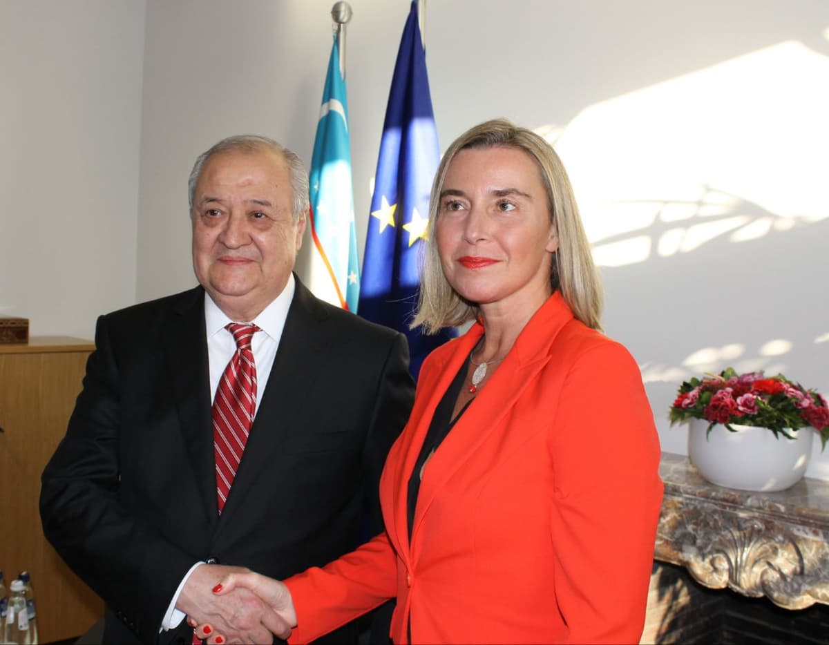 Abdulaziz Komilov Federika Mogerini bilan muzokaralar o‘tkazdi